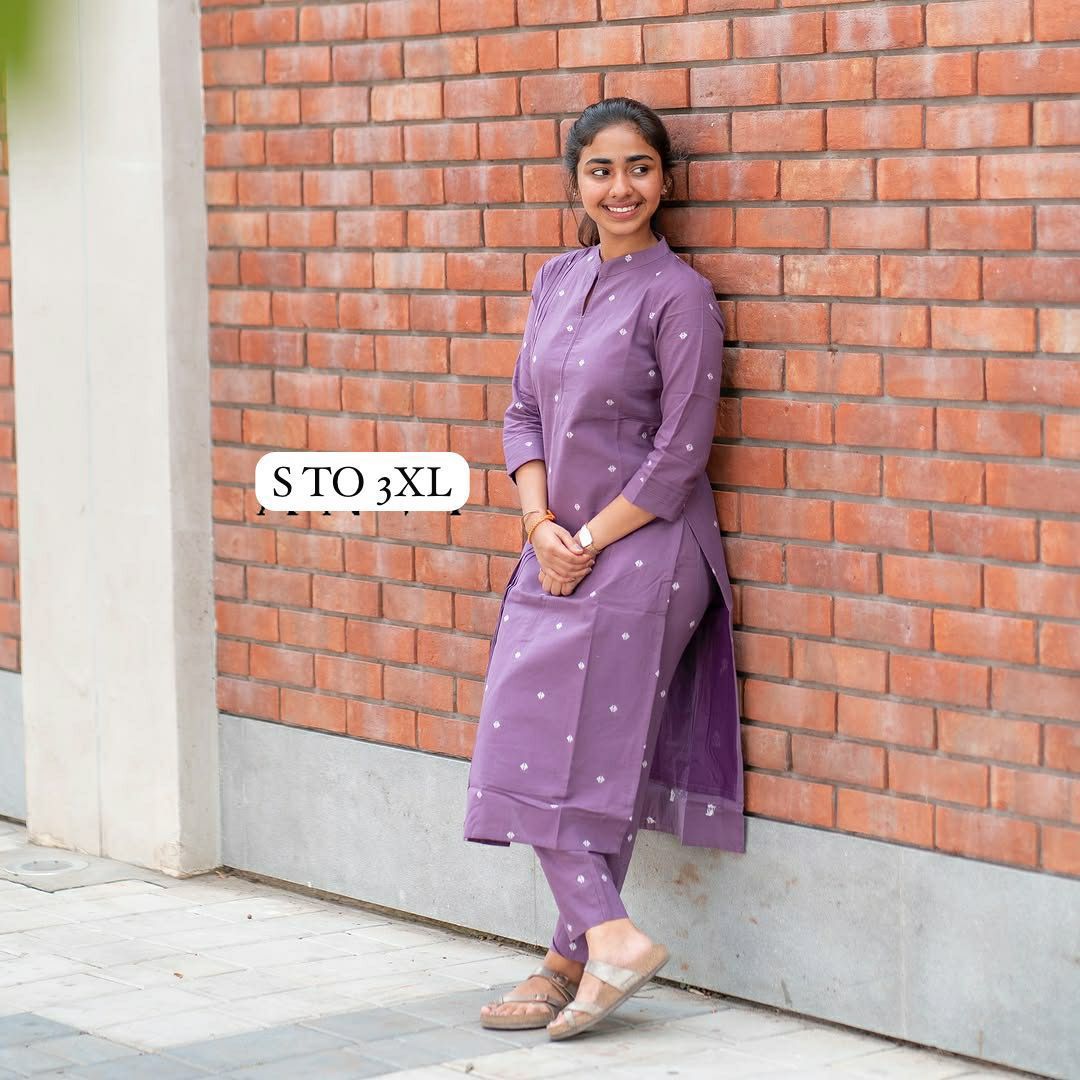 Cotton Kurthi pant set