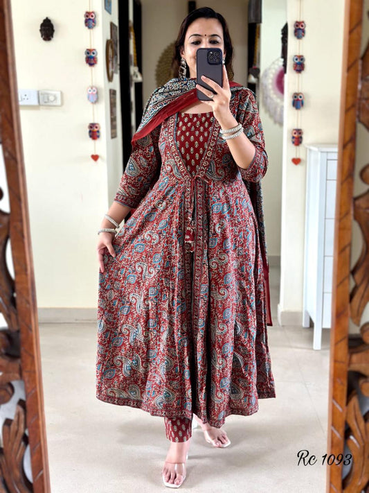 Cotton Anarkali suit