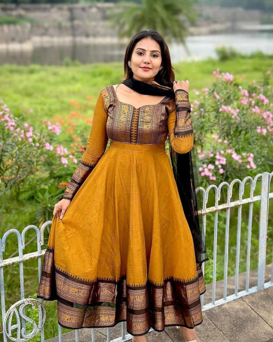 Silk Kurthi With Duppatta