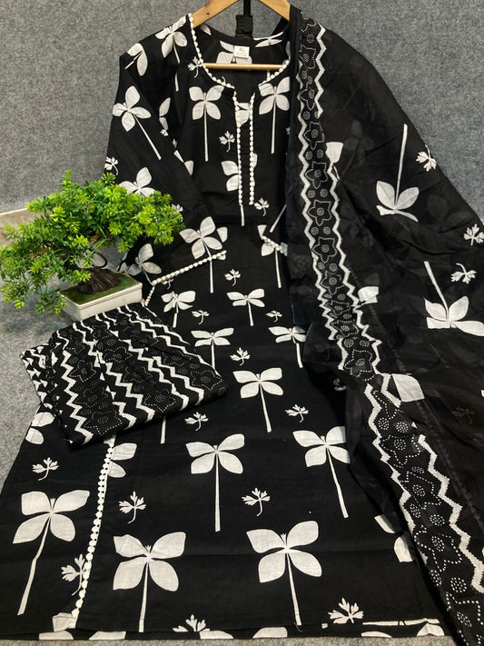 Jaipuri Cotton 3 peice sets - CS002